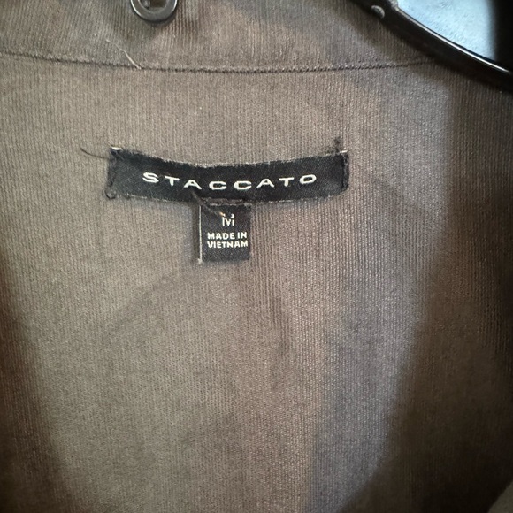 Staccato Women's Faux Suede Utility/Moto Jacket in Gray - Picture 2 of 3